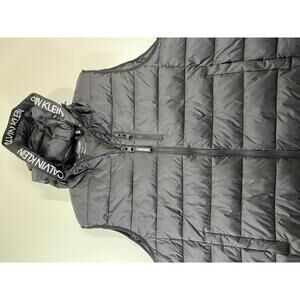 Calvin Klein Men's Water Resistant Puffer Vest XXL Black